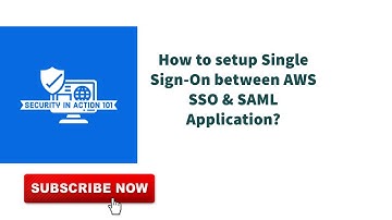 How to setup Single Sign-On between AWS IAM Identity Center (AWS SSO) & SAML Application?