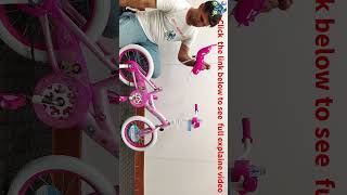 Disney Princess Girls' 16 inch Sidewalk Bike with Training-Wheels by Huffy , Pink slot 973-127