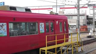 名鉄6800系6819F+6806F+6500系6522F　回送大江駅発車