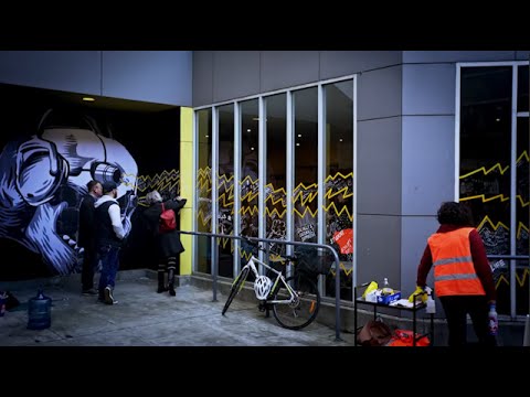 Founders' Celebrations - Art in a Public Space Timelapse | RMIT University