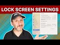 Mac Lock Screen Settings