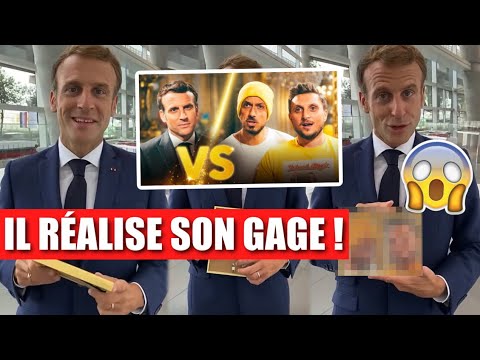 MACRON RÉALISE ENFIN LE GAGE DE MCFLY ET CARLITO ! @Mcfly et Carlito