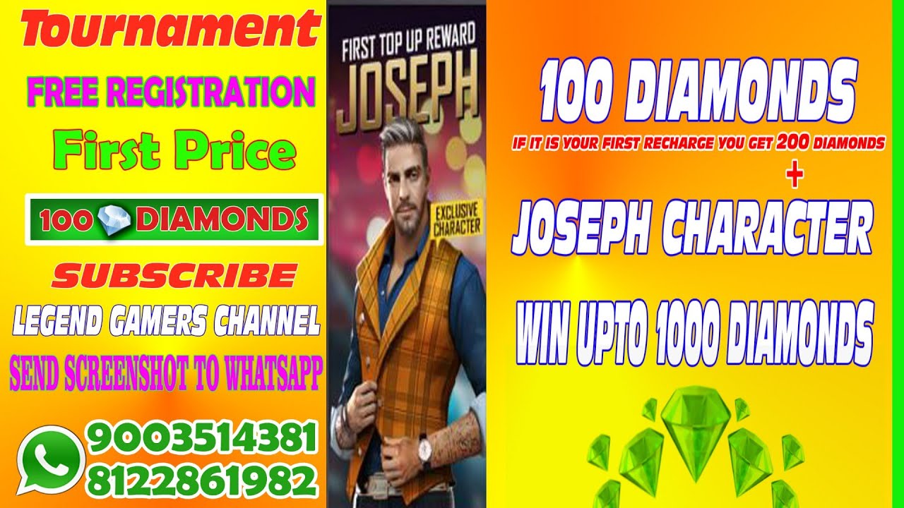 Free Fire Free Tournaments - YouTube