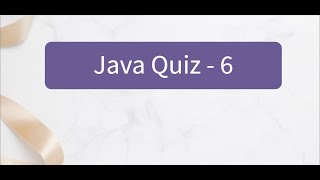 Quiz on Java Exceptions and Collections