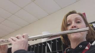 Concert A flat Major Scale for flute
