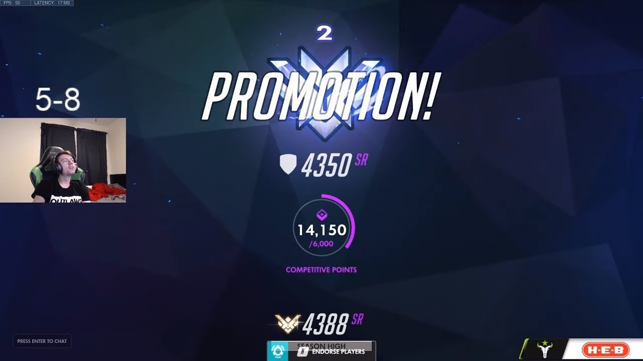 DANTEH GETS RANK 2 (TANK) AS SIGMA! [ OVERWATCH SEASON 18 TOP 500 ]