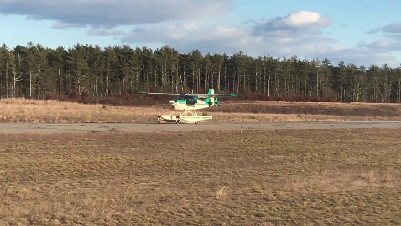 N495DB Flying Into Plymouth (KPYM)