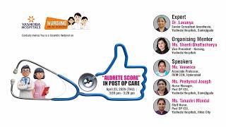 ALDRETE SCORE IN POST OP CARE | Nursing Education Webinar
