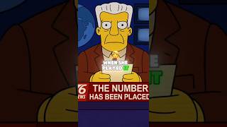 Watch Until The End To Find Out The Winning Number | Simpsons predictions #thesimpsons #simpsons
