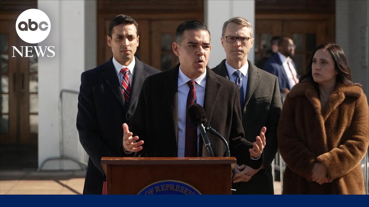 House Oversight Democrats speak ahead of the Clintons' depositions on Epstein