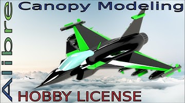 Alibre CAD - Make a JAS-39 Gripen Part 2: Canopy |JOKO ENGINEERING|