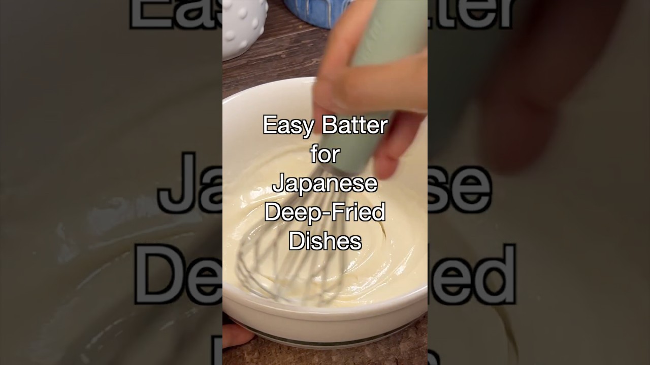 Easy Batter for Japanese Fried Dishes 