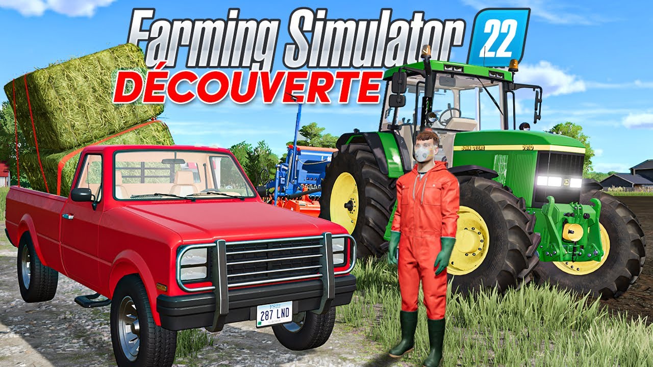 Farming Simulator 22 FR | Découverte du jeu ! (2 Maps, Concession, Construction...)