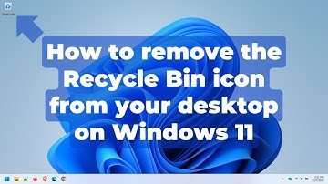 How to remove the Recycle Bin from your desktop on Windows 11