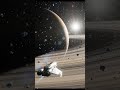 Flying Through Saturn Rings 🪐😳 #space #saturn #planets #universe #spacevideo