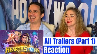 Hearthstone  All Trailers Reaction Part 1