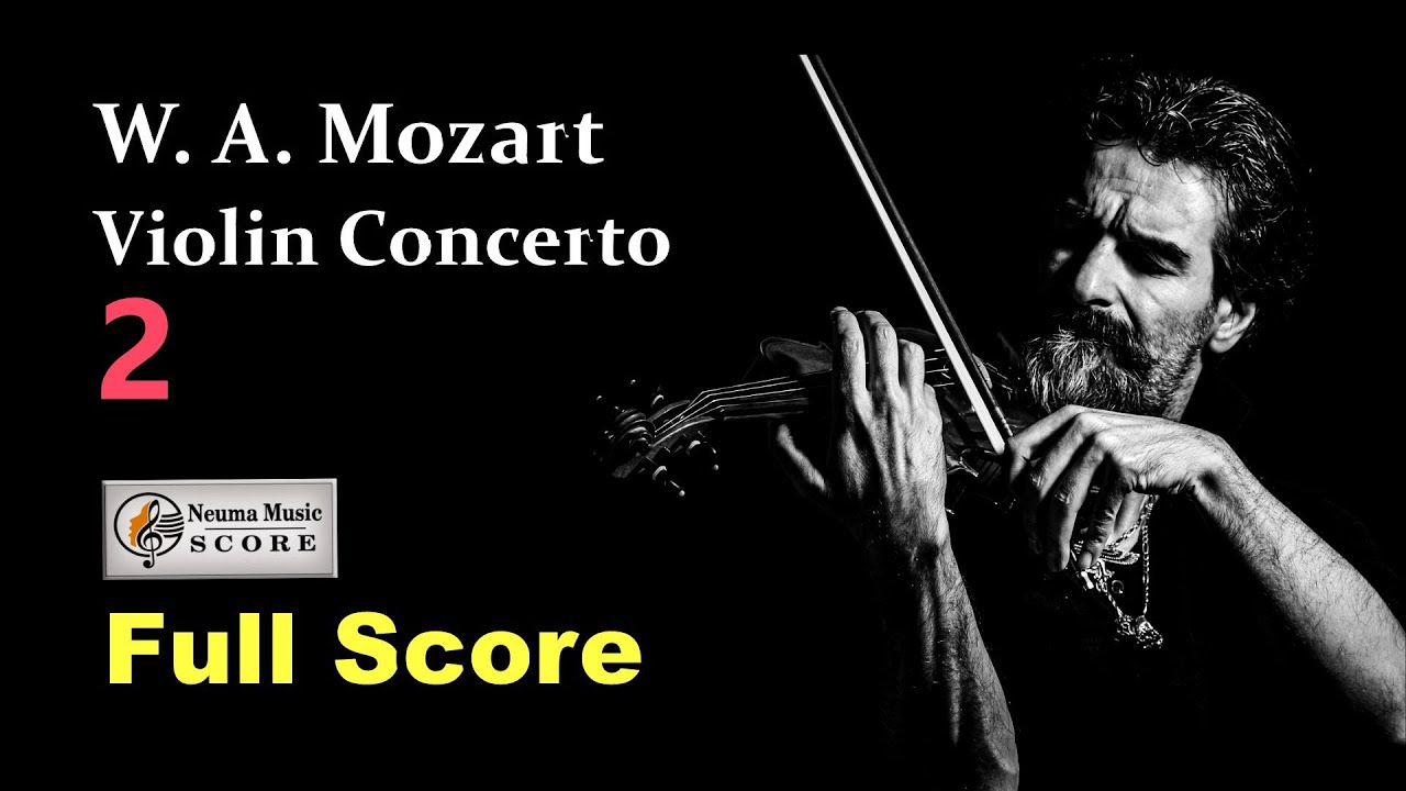 W. A. Mozart Violin Concerto No.2 Kv 211 Full Score / 모차르트 바이올린 협주곡 2번