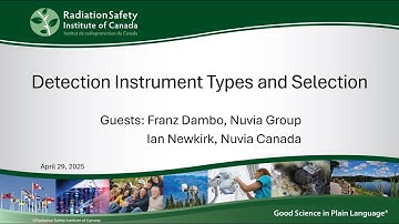 Radiation Detection Instrument Types & Selection