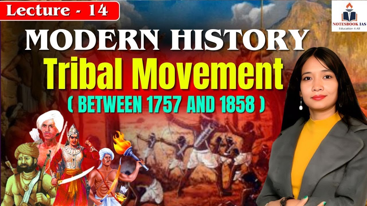 🎯 Modern Indian History Tribal Movement ( Between 1757 and 1858 ...