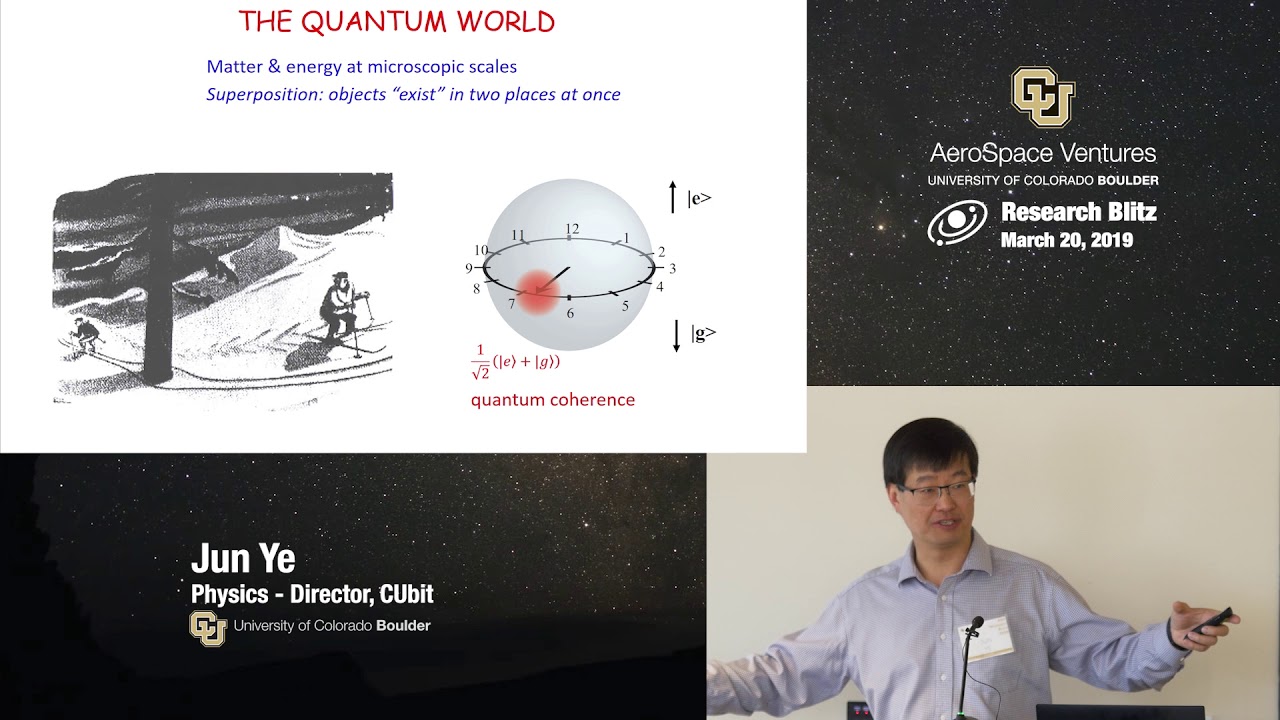 CU Boulder AeroSpace Ventures: Jun Ye, CUbit Quantum Initiative cu boulder psychology