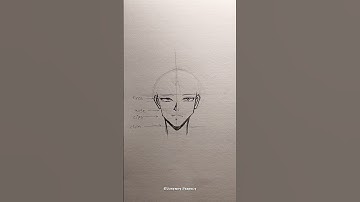 How to draw anime face (boy) ✨ #shorts #howtodraw #tutorial #anime #drawing #art