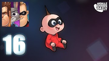 DISNEY HEROES Battle Mode: Gameplay Walkthrough Part 16 - Jack-Jack (iOS Android)