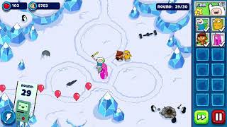 Snow Level Complete! Bloons Adventure Time TD Gameplay Short screenshot 4