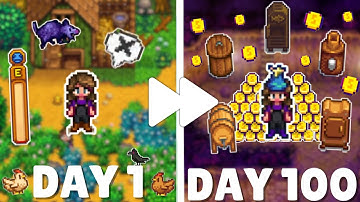 I Played 100 Days of Stardew Valley 1.6 as a Fancy Farmer