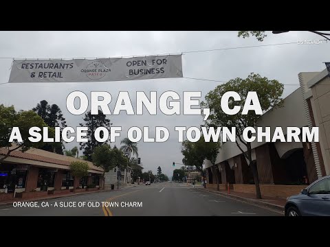 Orange, California - Driving Tour 4K