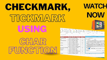 How to Add Checkmarks, Checkboxes, and Tickmarks in Excel - The Easy Way!