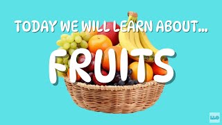 Learning Fruits For Toddlers Low Stimulation Video