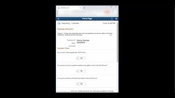 GT eForms™ Demo: PeopleSoft Return to Work eForm (COVID-19)