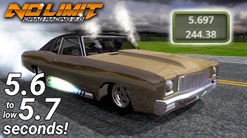 5.6 To Low 5.7 Nitrous Monte Carlo Tune - Fastest Monte Carlo Tune! No Limit Drag Racing 2.0