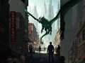 people see a dragon on city and scared 😱😰 #dragon #youtubeshorts #foryou