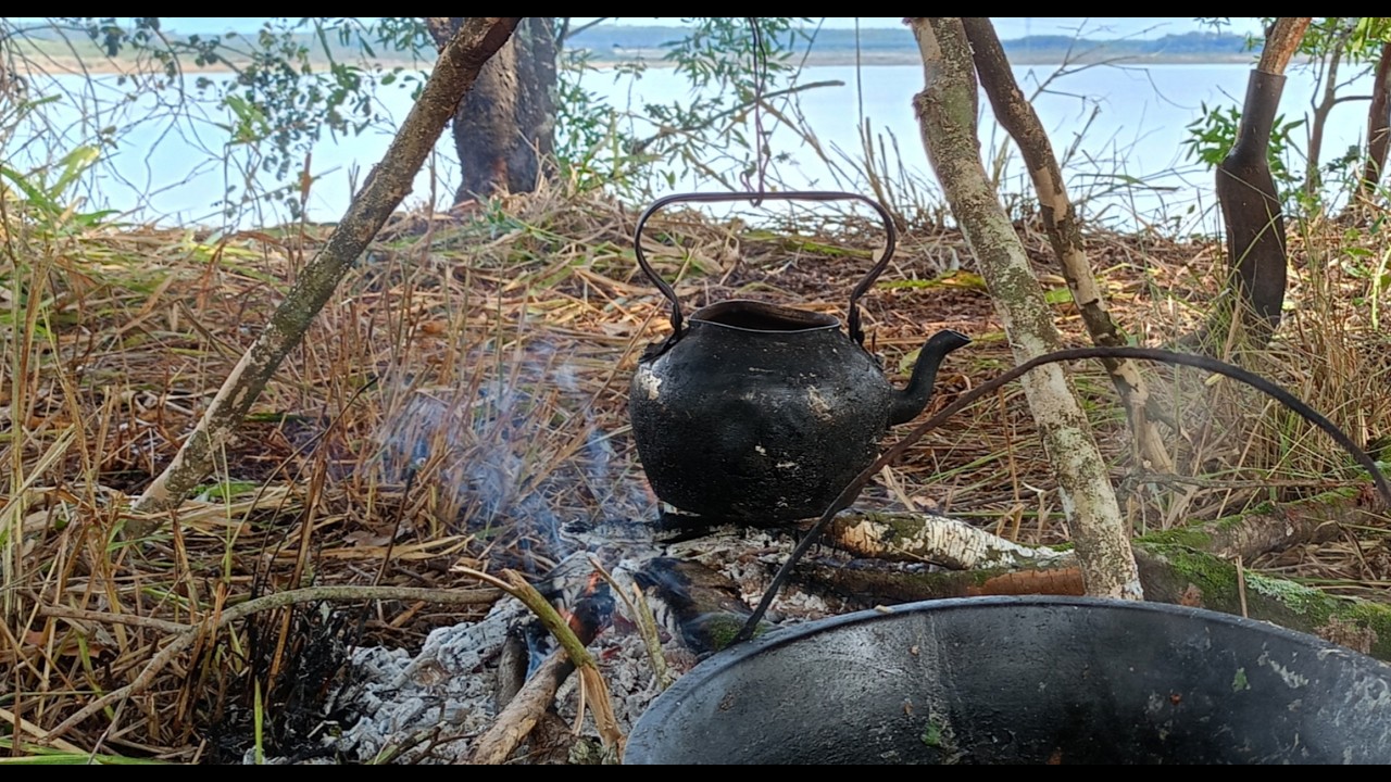 2 días de PESCA y ACAMPADA en la laguna CAPTURA y COCINA con MANDIOCA y QUINOTOS DULCES