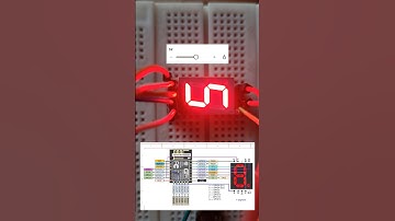 7 segment display online controller 🤯 || #arduino #iot #esp32 #nodmcu #codingschool #esp12e #viral |