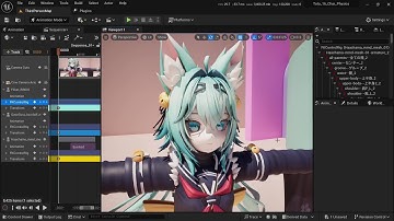 Simulate mesh hair physics in Unreal Engine 5 (rigid body animation)