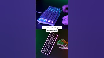 Vulcan II Mini vs Magma Mini ASMR #Shorts #keyboard #pc