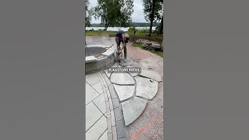 Common flagstone problem, and how to solve them! ⚒️ #landscaping #hardscaping #hardscapetraining