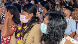 2022 Aloha Assembly students' reaction to the Graduation video.