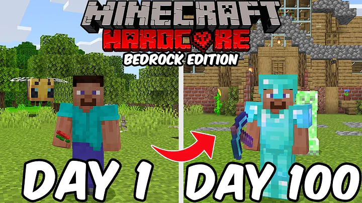 100 Days in Hardcore Minecraft Bedrock