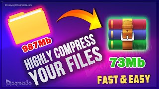 How To Make Rar File Using WinRAR & Highly Compress Files Free