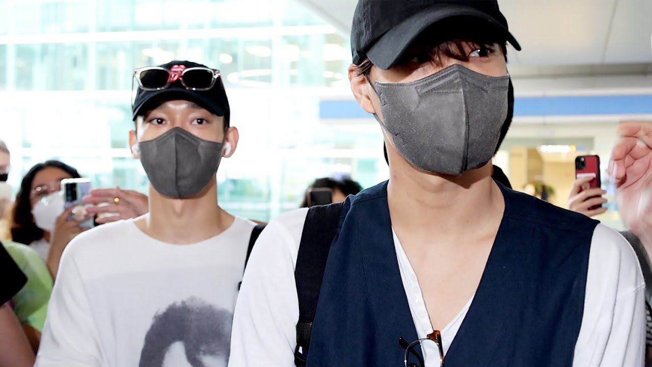 220712 엑소 첸 카이 (EXO : CHEN · KAI) 입국 직캠 Arrival [인천공항] 4K
