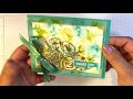 Easy Alcohol Ink Art Background with Stampin’ Up! Blends Markers and Vellum Paper for cardmaking