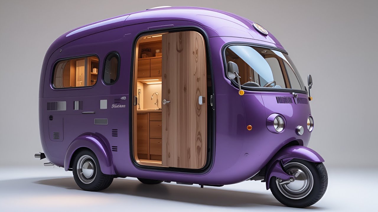 "2025 Futuristic Mini Camper Van – The Coolest Micro RV You've Never Seen!"