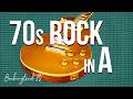 70s Rock Guitar Backing Track in A