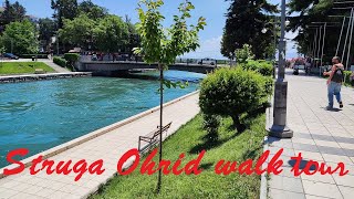 🇲🇰 Struga : Ohrid hidden gem  - 4k walk tour