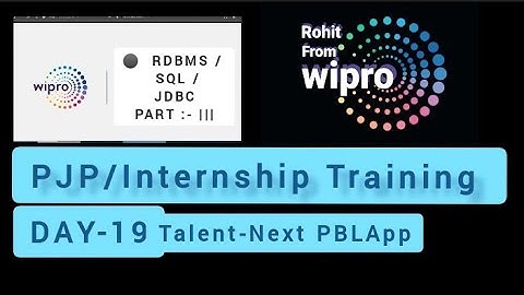 Day 19th live Wipro talentnext Java training on PBLapp lacture 19 | Internship/PJP training 2022