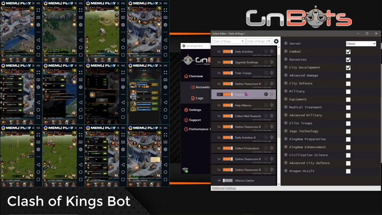 Clash of Kings Bot - Hack & Cheats 