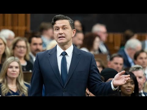 CAUGHT ON CAMERA Poilievre Gives Non Confidence Speech